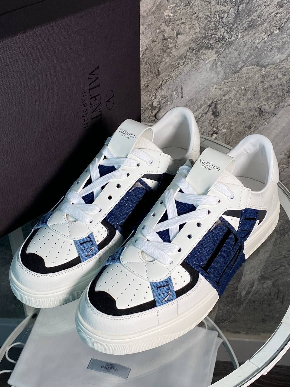 Valentino кеды для мужчин стильные BP-50625 Valentino кеды для мужчин стильные BP-50625