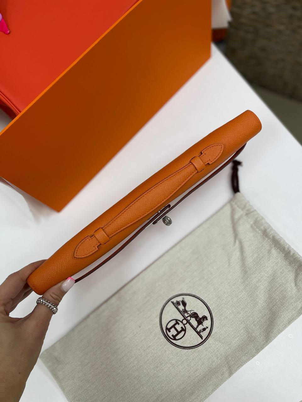 Клатч женский коллекционный KELLY CUT Epsom Hermes BP-27651 Клатч женский коллекционный KELLY CUT Epsom Hermes BP-27651