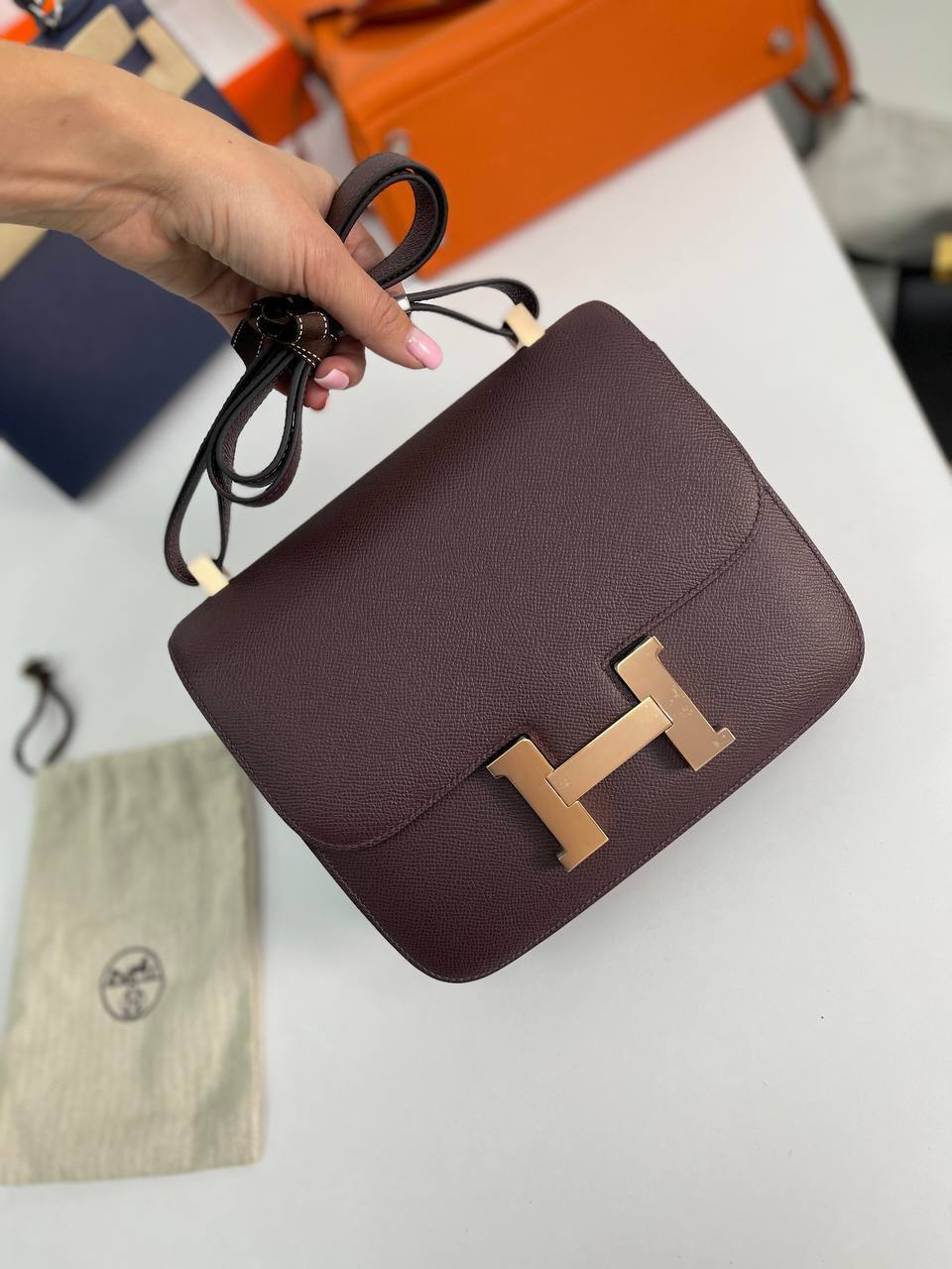 Женская сумка коллекционная Conctance Epsom 23 см Hermes BP-22644 Женская сумка коллекционная Conctance Epsom 23 см Hermes BP-22644