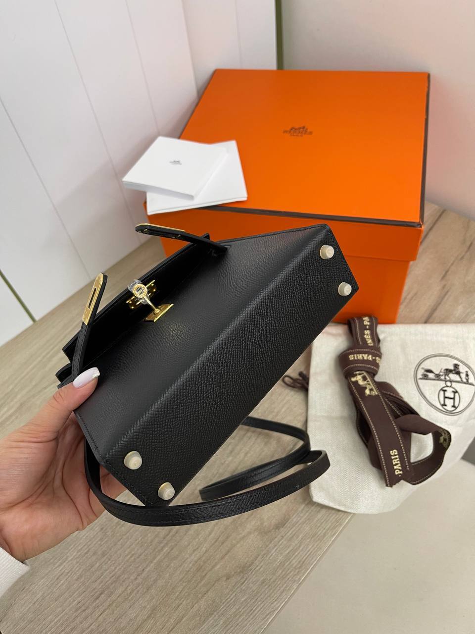 Премиум женская сумка Kelly mini, Epsom Hermes BP-32960 Премиум женская сумка Kelly mini, Epsom Hermes BP-32960