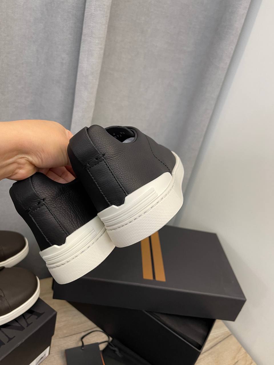 ZEGNA повседневные мужские кеды BP-46782 ZEGNA повседневные мужские кеды BP-46782