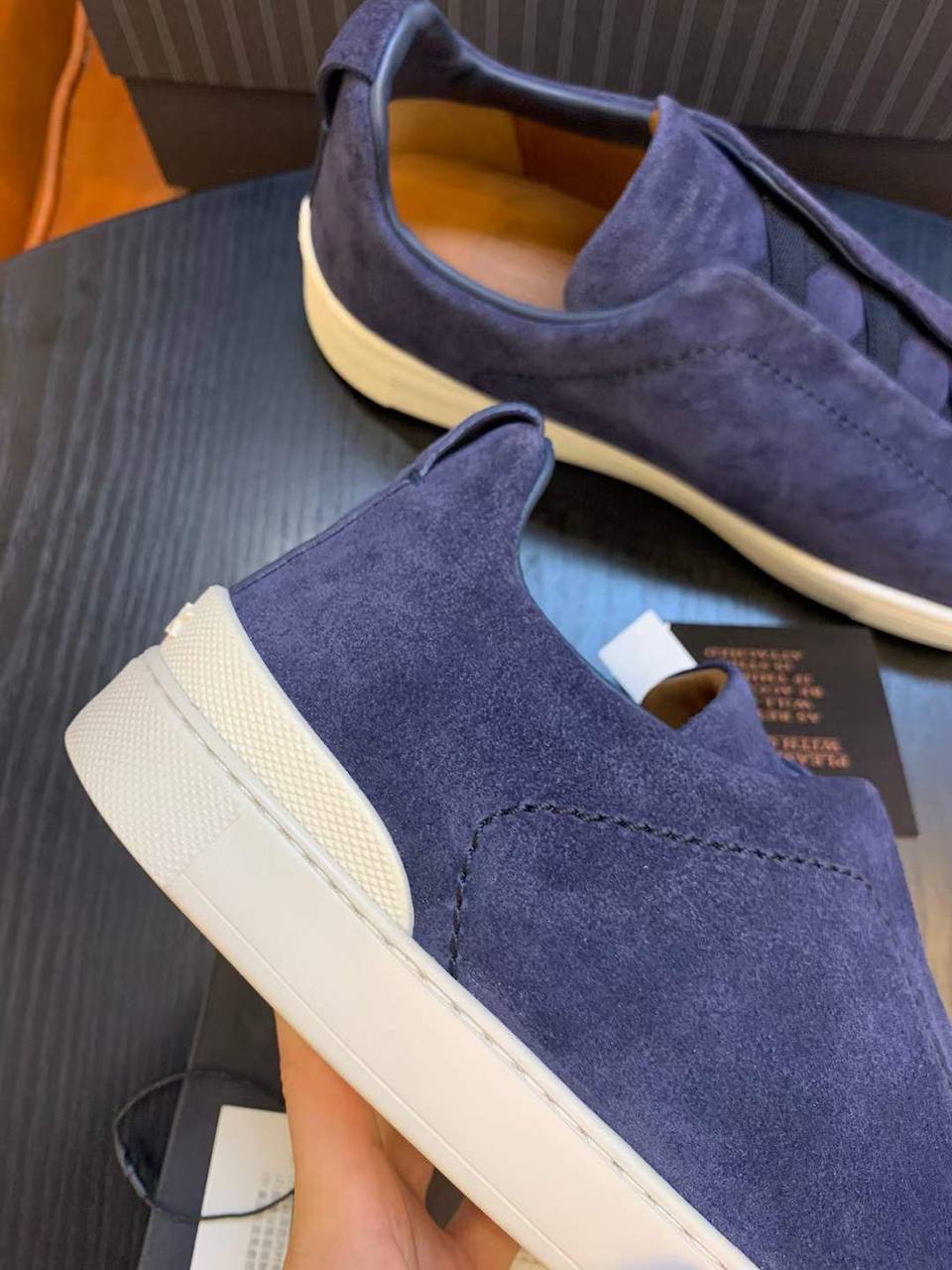 ZEGNA стильные кеды мужские BP-27365 ZEGNA стильные кеды мужские BP-27365