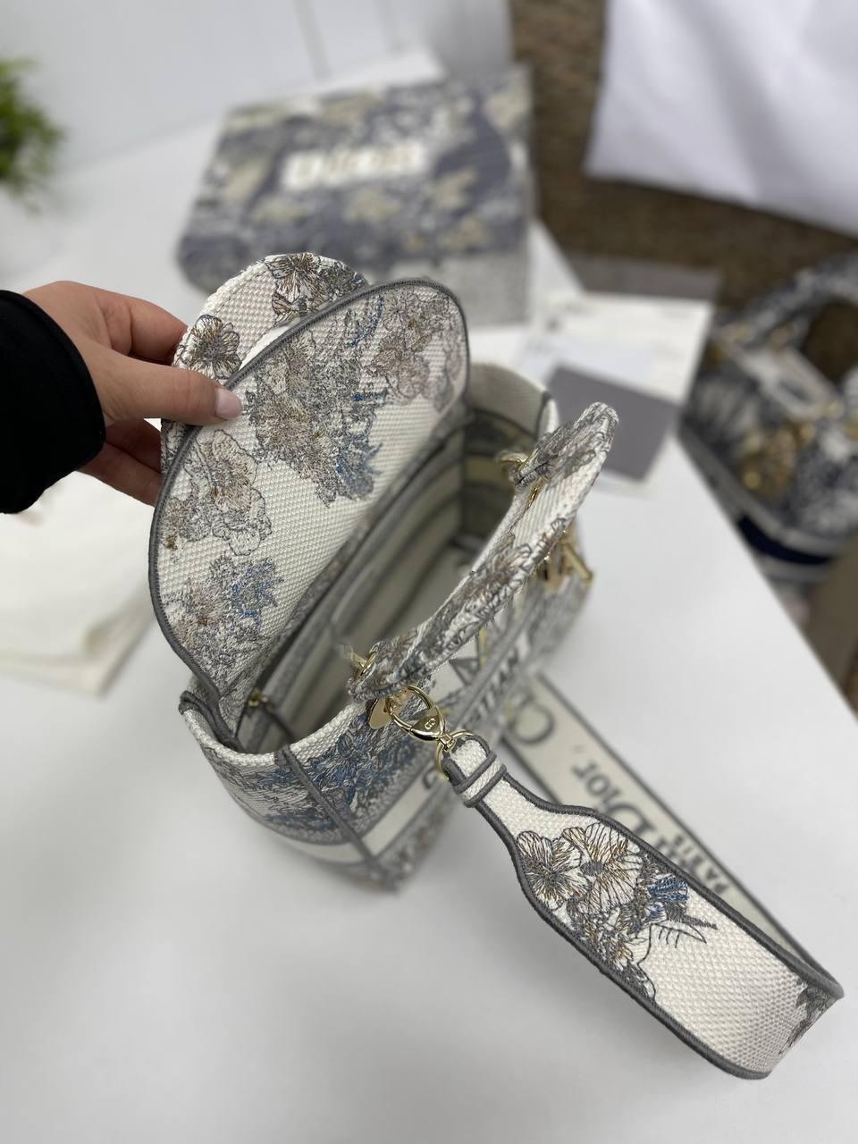 Трендовая женская сумка Lady D-Lite Christian Dior BP-28408 Трендовая женская сумка Lady D-Lite Christian Dior BP-28408