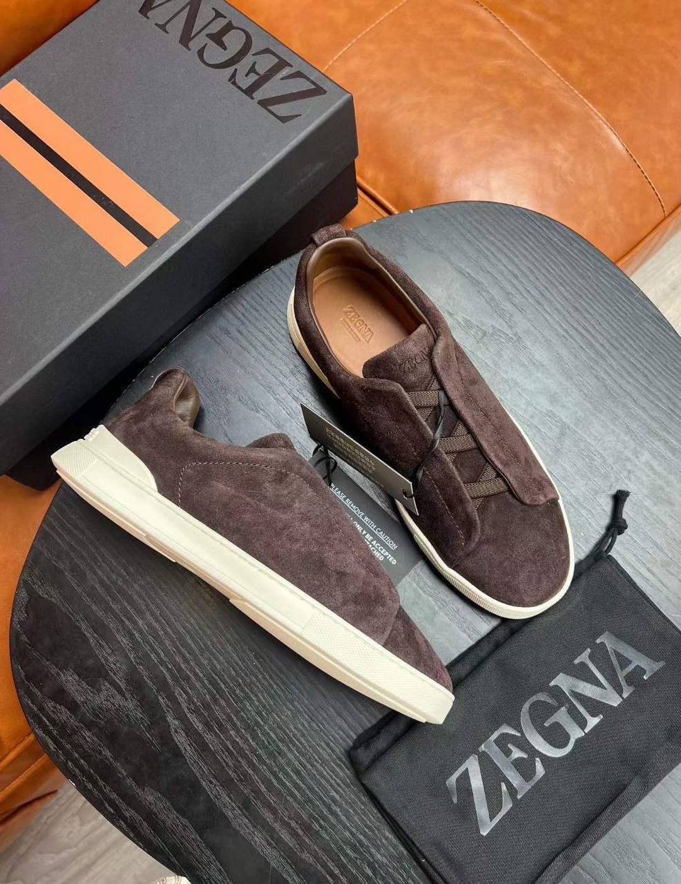 ZEGNA стильные мужские кеды BP-46790 ZEGNA стильные мужские кеды BP-46790