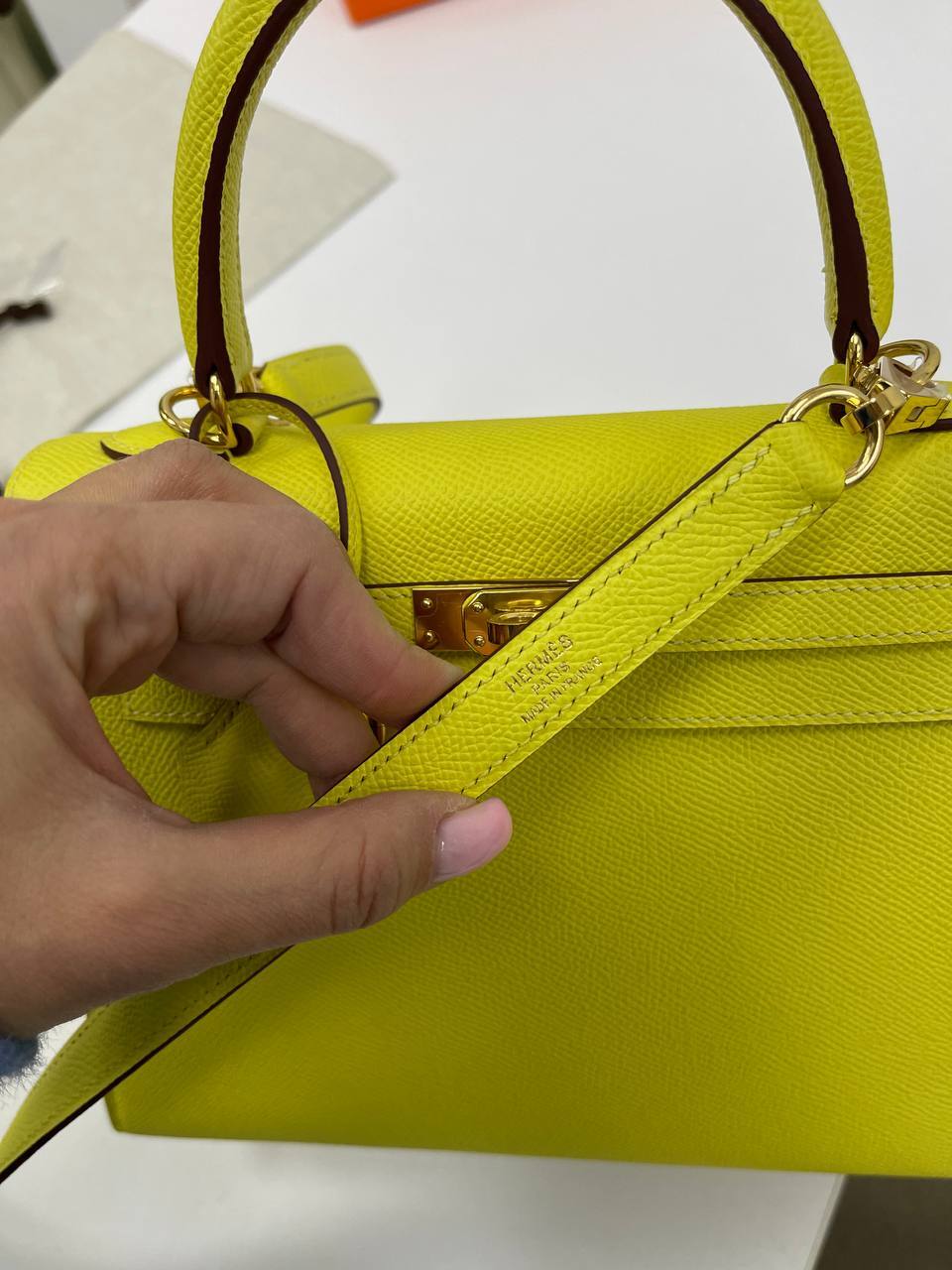 Элитная женская сумка Kelly, 25 Epsom Hermes BP-22592 Элитная женская сумка Kelly, 25 Epsom Hermes BP-22592