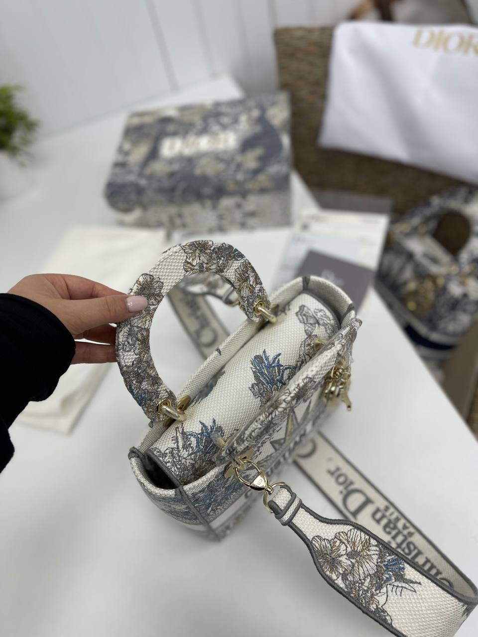 Трендовая женская сумка Lady D-Lite Christian Dior BP-28408 Трендовая женская сумка Lady D-Lite Christian Dior BP-28408