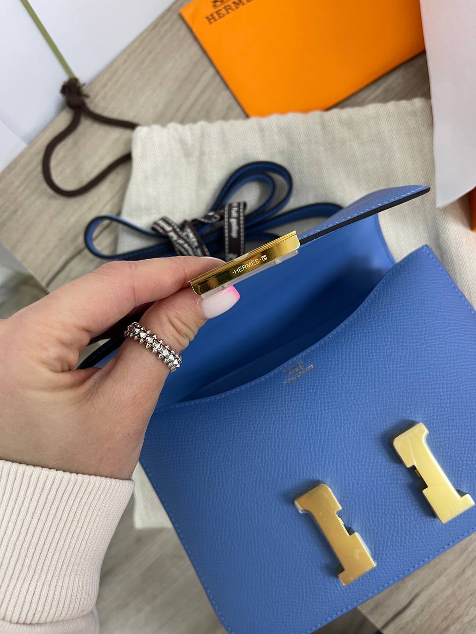 Conctance коллекционная сумка женская 18 cm Hermes BP-27572 Conctance коллекционная сумка женская 18 cm Hermes BP-27572