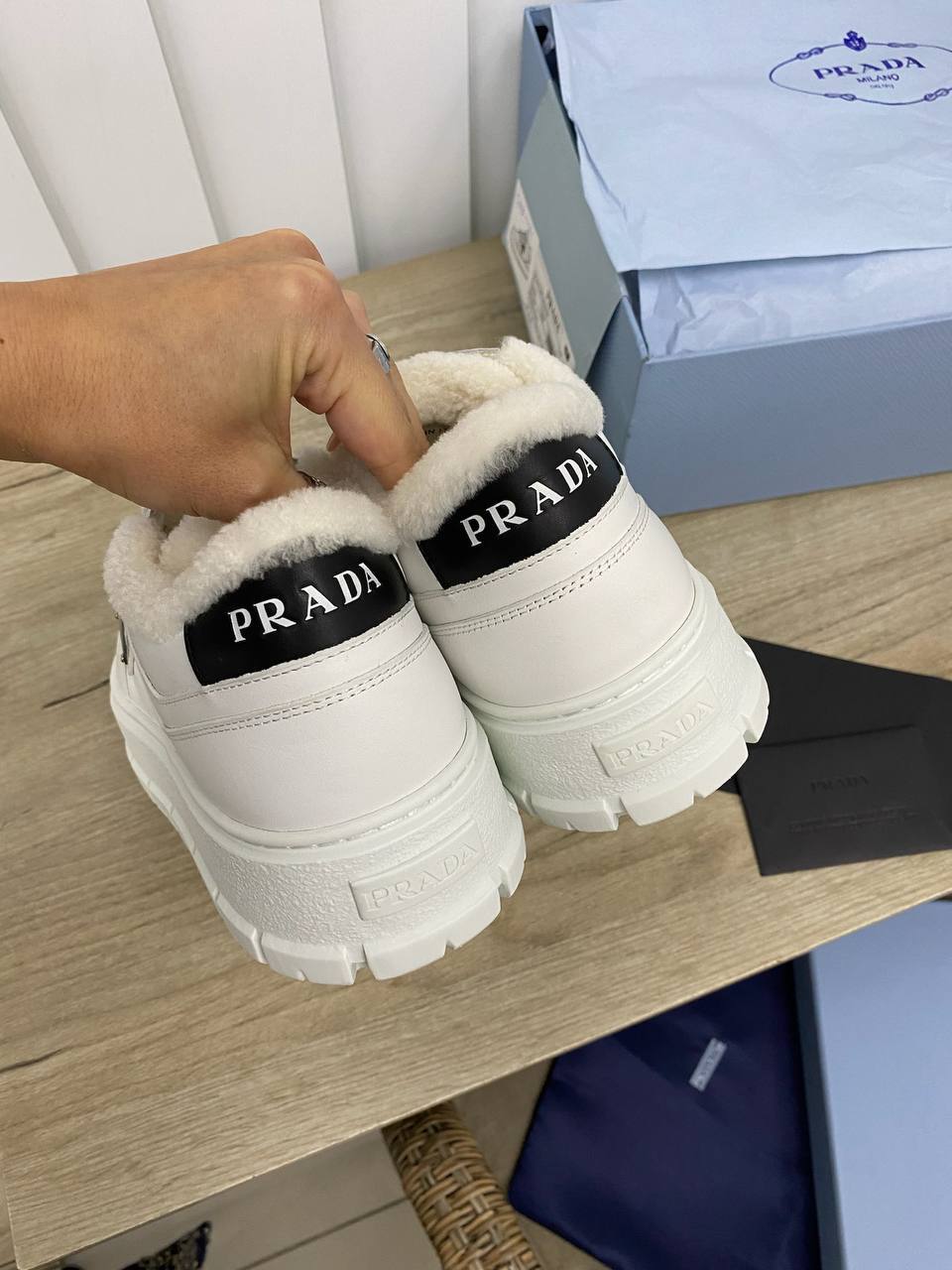 Кеды Prada BP-21279 повседневные женские Кеды Prada BP-21279 повседневные женские