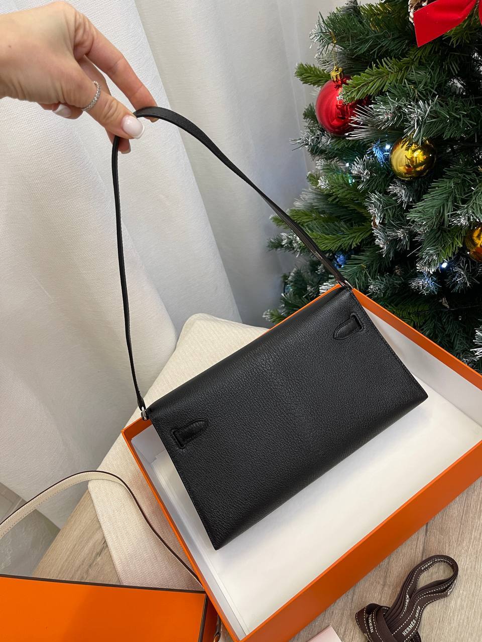 Kelly Elan сумка премиум Chevre PHW женская Hermes BP-44513 Kelly Elan сумка премиум Chevre PHW женская Hermes BP-44513