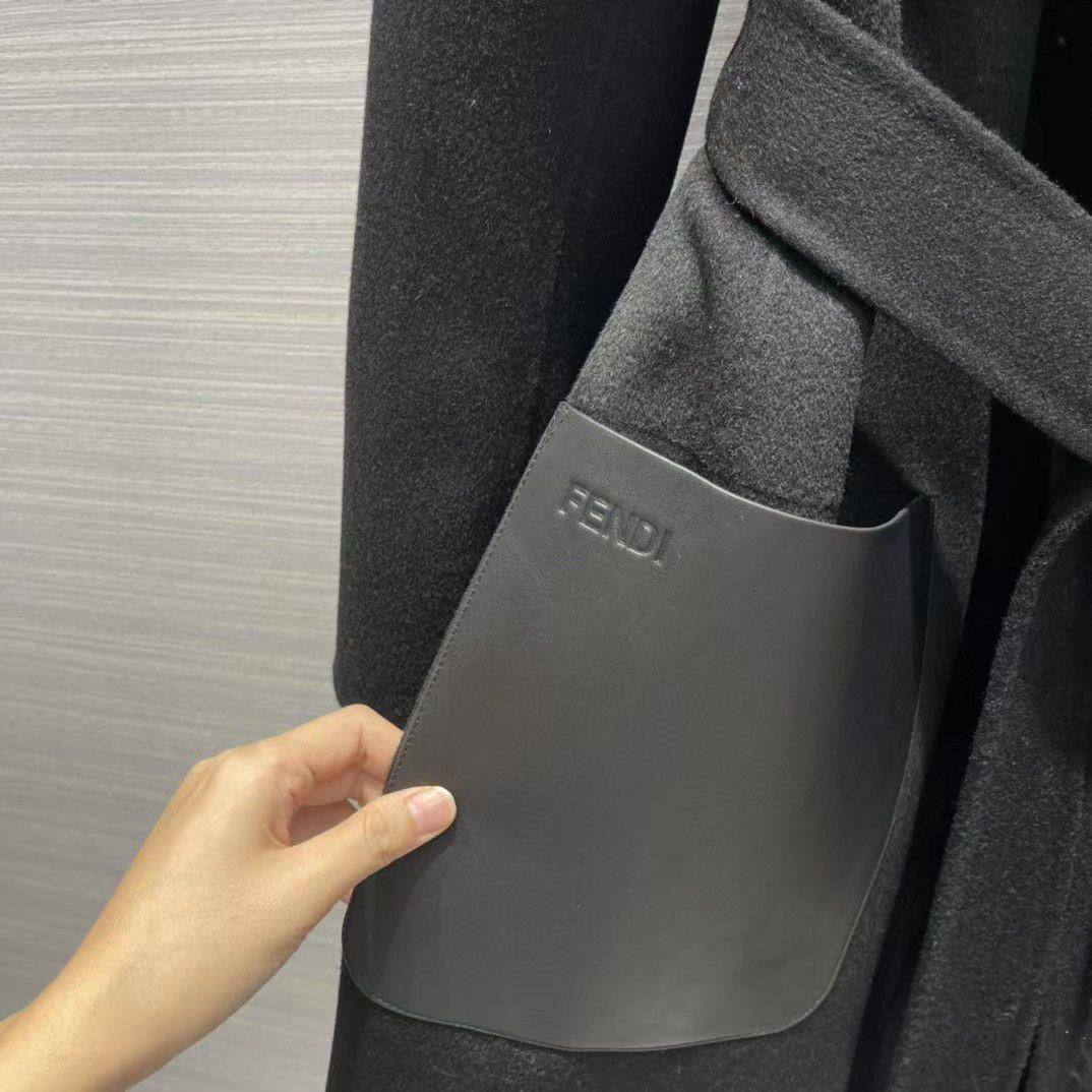 Пальто из шерсти Fendi BP-23085 люкс Пальто из шерсти Fendi BP-23085 люкс