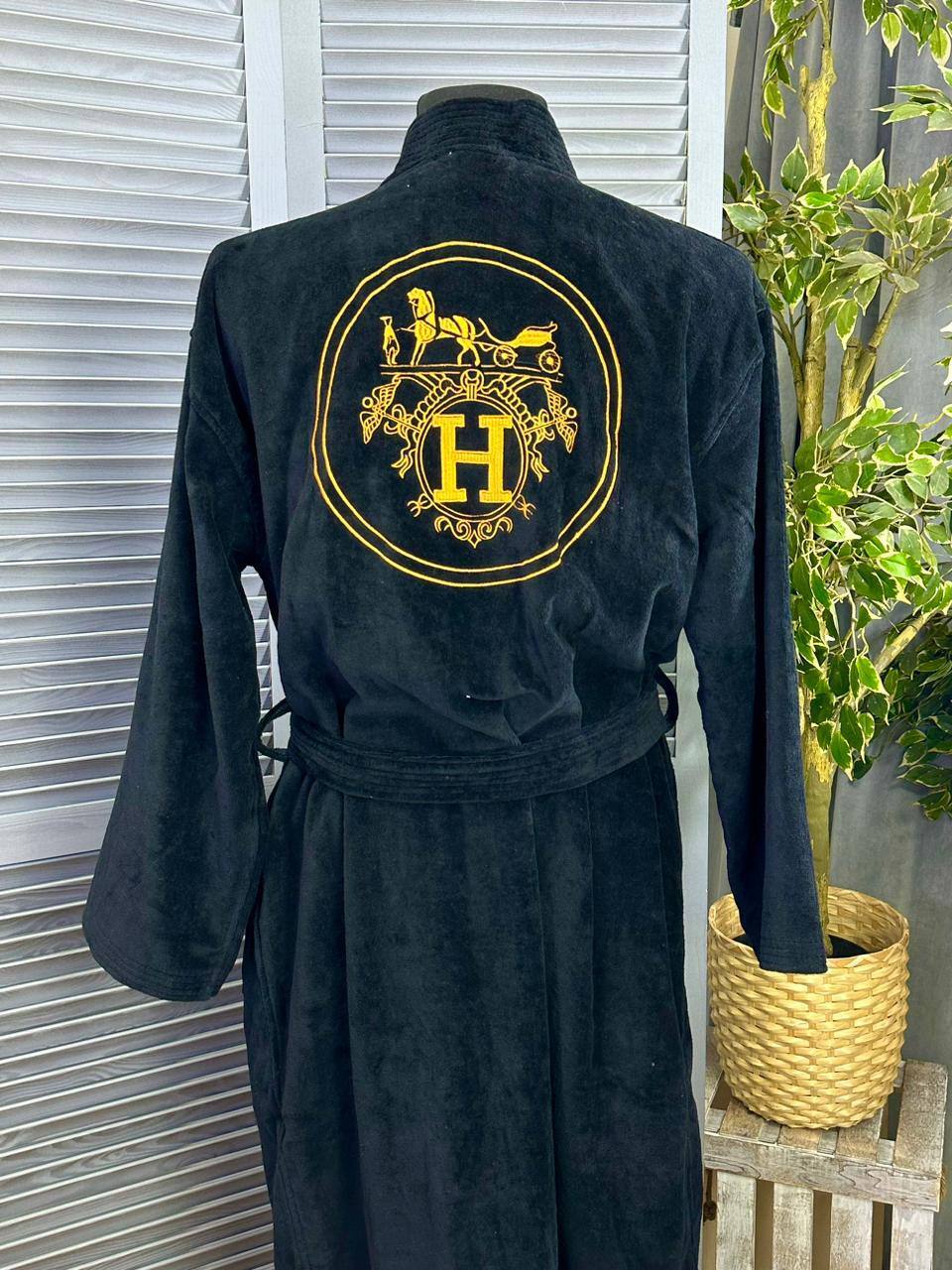 Халат стильный Hermes BP-40975 Халат стильный Hermes BP-40975