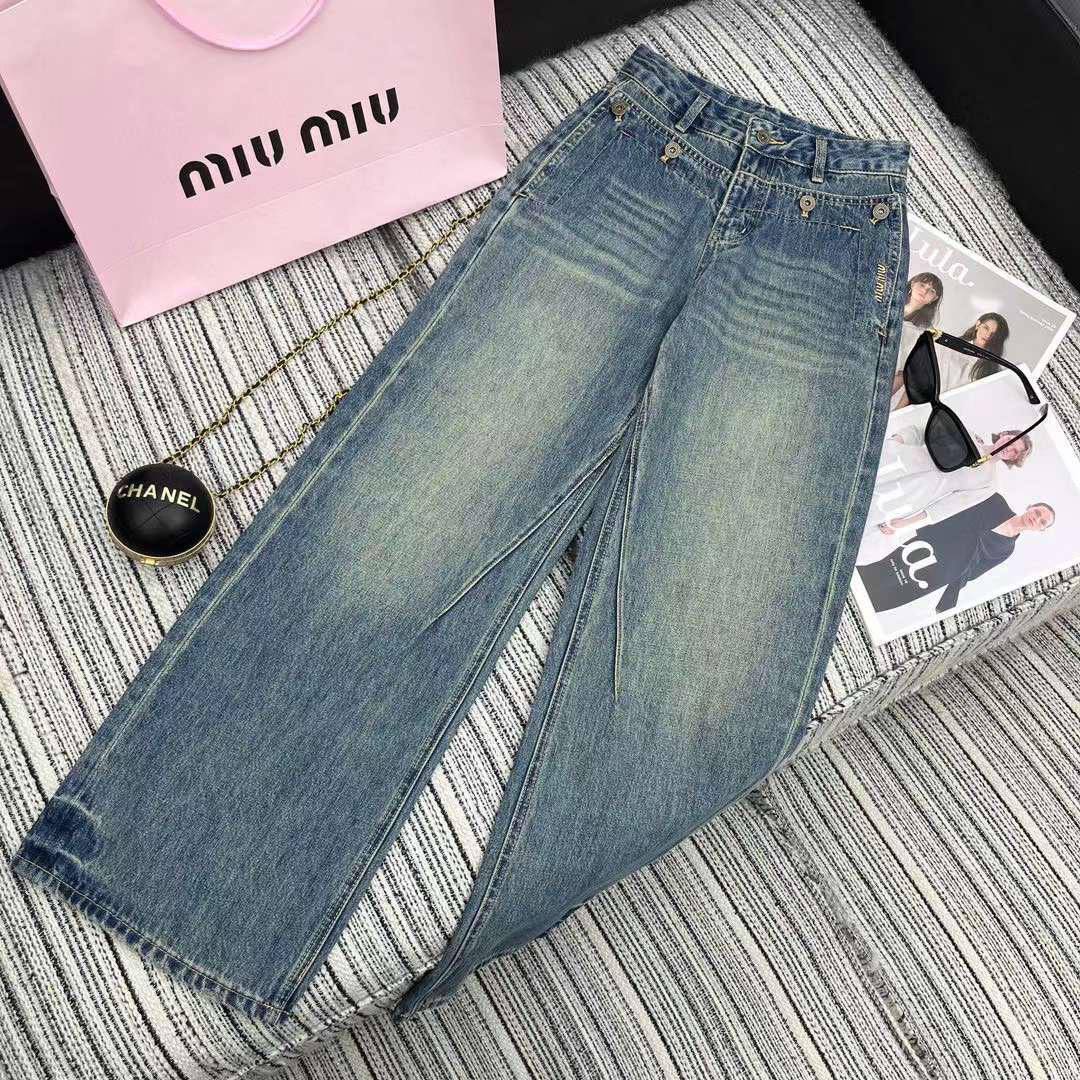 Джинсы премиум Miu Miu BP-53785 Джинсы премиум Miu Miu BP-53785