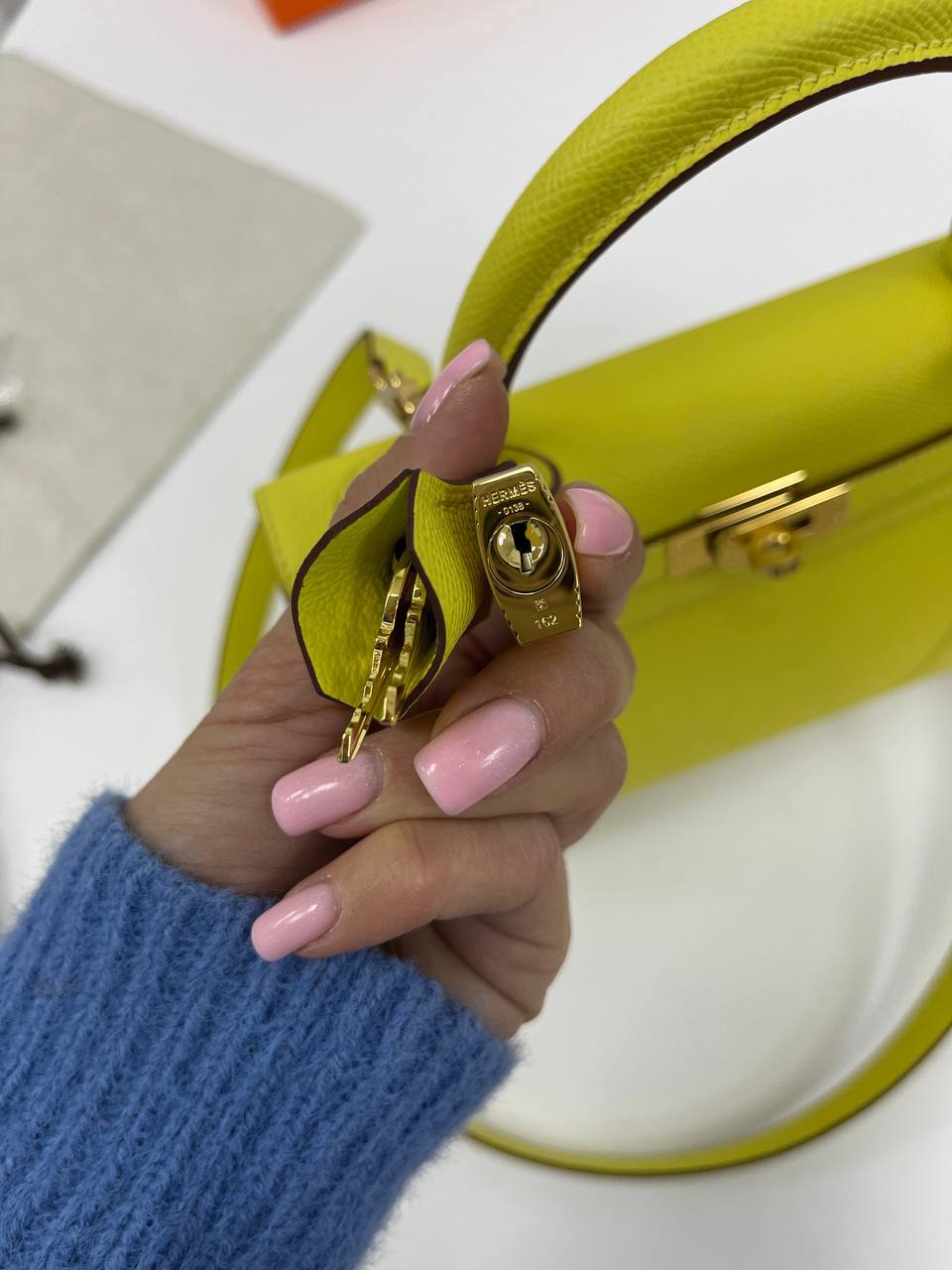 Элитная женская сумка Kelly, 25 Epsom Hermes BP-22592 Элитная женская сумка Kelly, 25 Epsom Hermes BP-22592