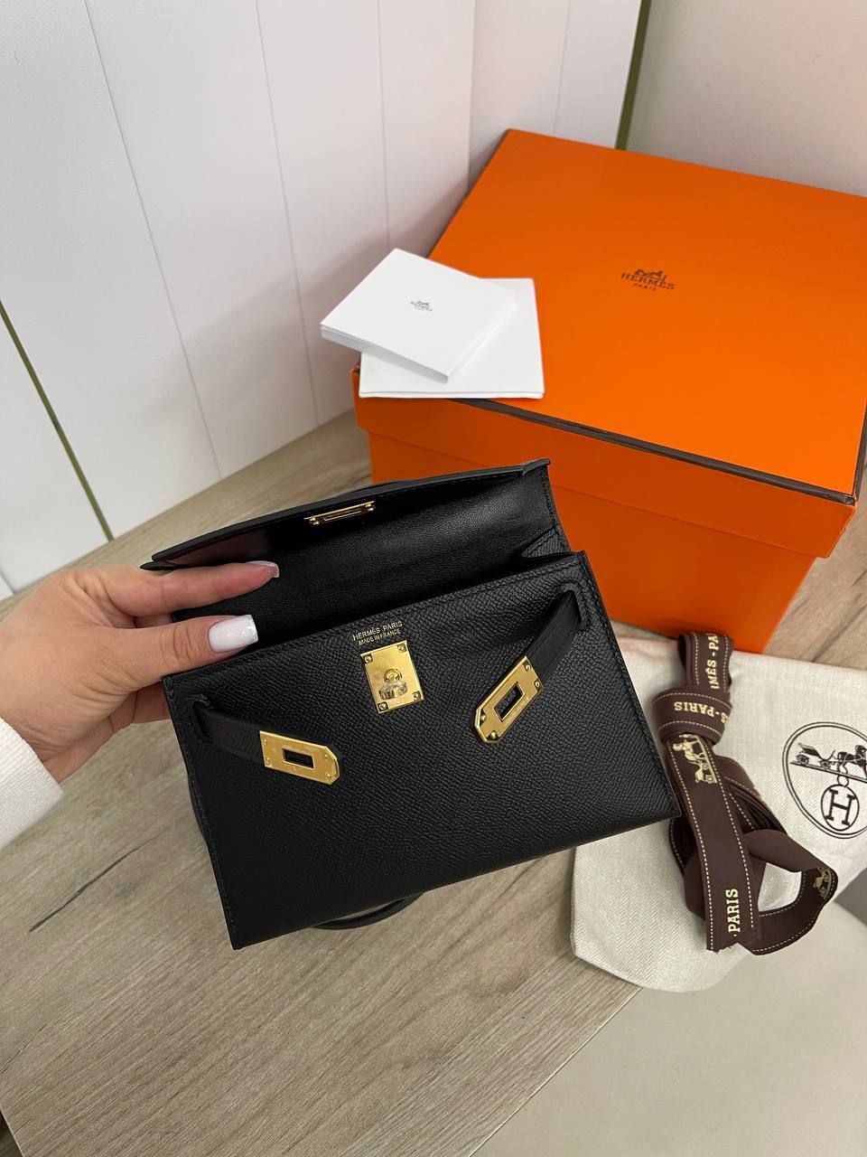 Премиум женская сумка Kelly mini, Epsom Hermes BP-32960 Премиум женская сумка Kelly mini, Epsom Hermes BP-32960