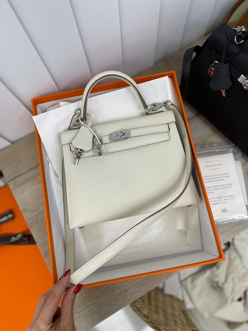 Премиум женская сумка Kelly, 25 Epsom Hermes BP-24336 Премиум женская сумка Kelly, 25 Epsom Hermes BP-24336