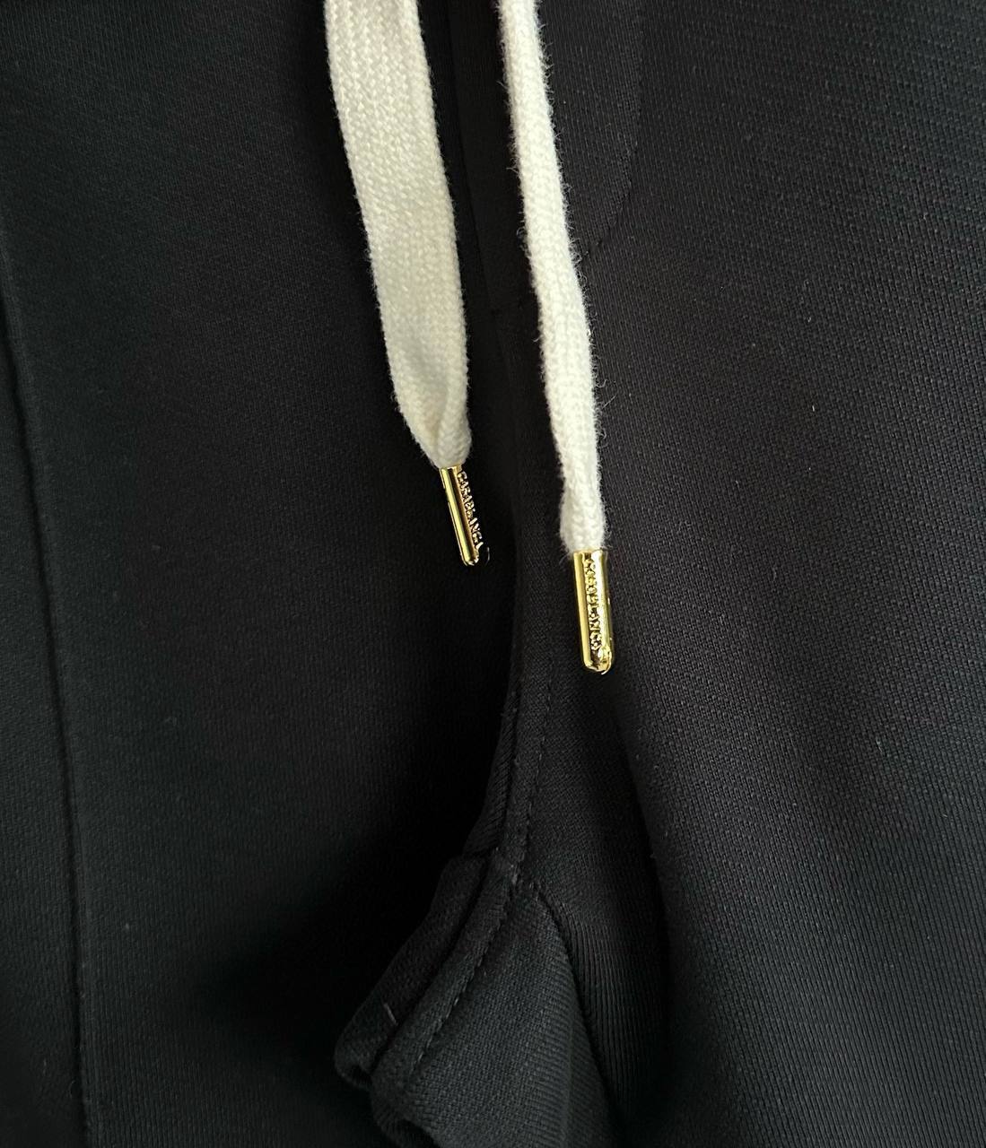 Брюки черные с узорами Casablanca BP-718568 Брюки черные с узорами Casablanca BP-718568