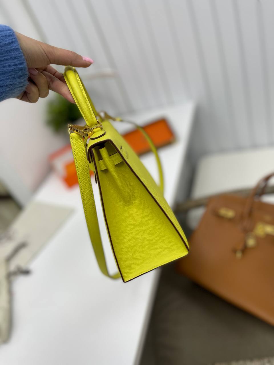 Элитная женская сумка Kelly, 25 Epsom Hermes BP-22592 Элитная женская сумка Kelly, 25 Epsom Hermes BP-22592