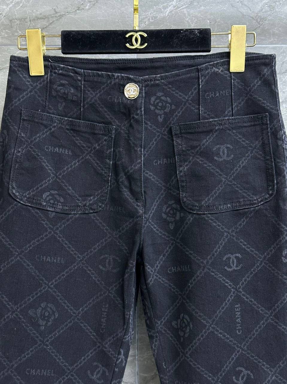 Джинсы Chanel премиум BP-43757 Джинсы Chanel премиум BP-43757