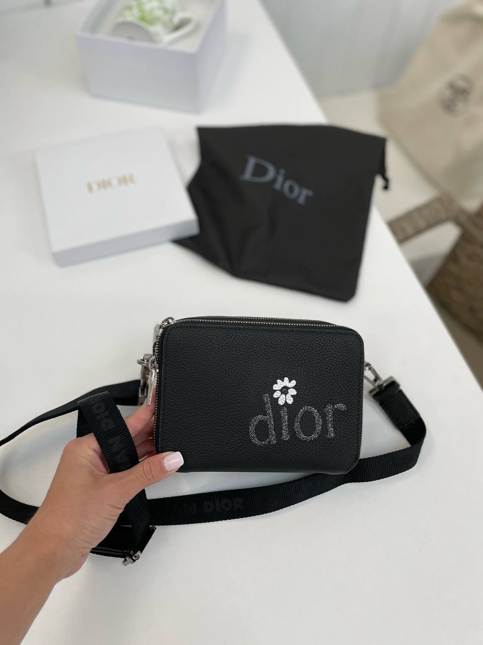 Мужская сумка Christian Dior люкс BP-34018 Мужская сумка Christian Dior люкс BP-34018
