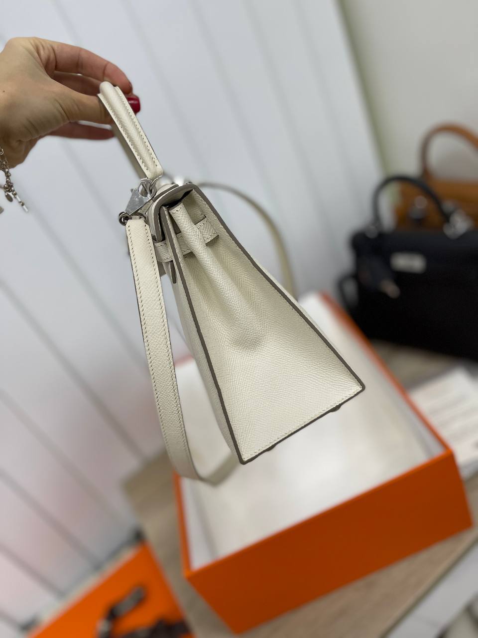 Премиум женская сумка Kelly, 25 Epsom Hermes BP-24336 Премиум женская сумка Kelly, 25 Epsom Hermes BP-24336