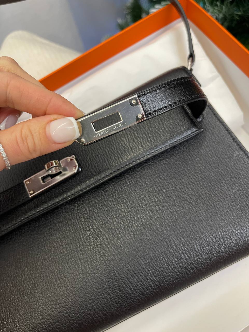 Kelly Elan сумка премиум Chevre PHW женская Hermes BP-44513 Kelly Elan сумка премиум Chevre PHW женская Hermes BP-44513