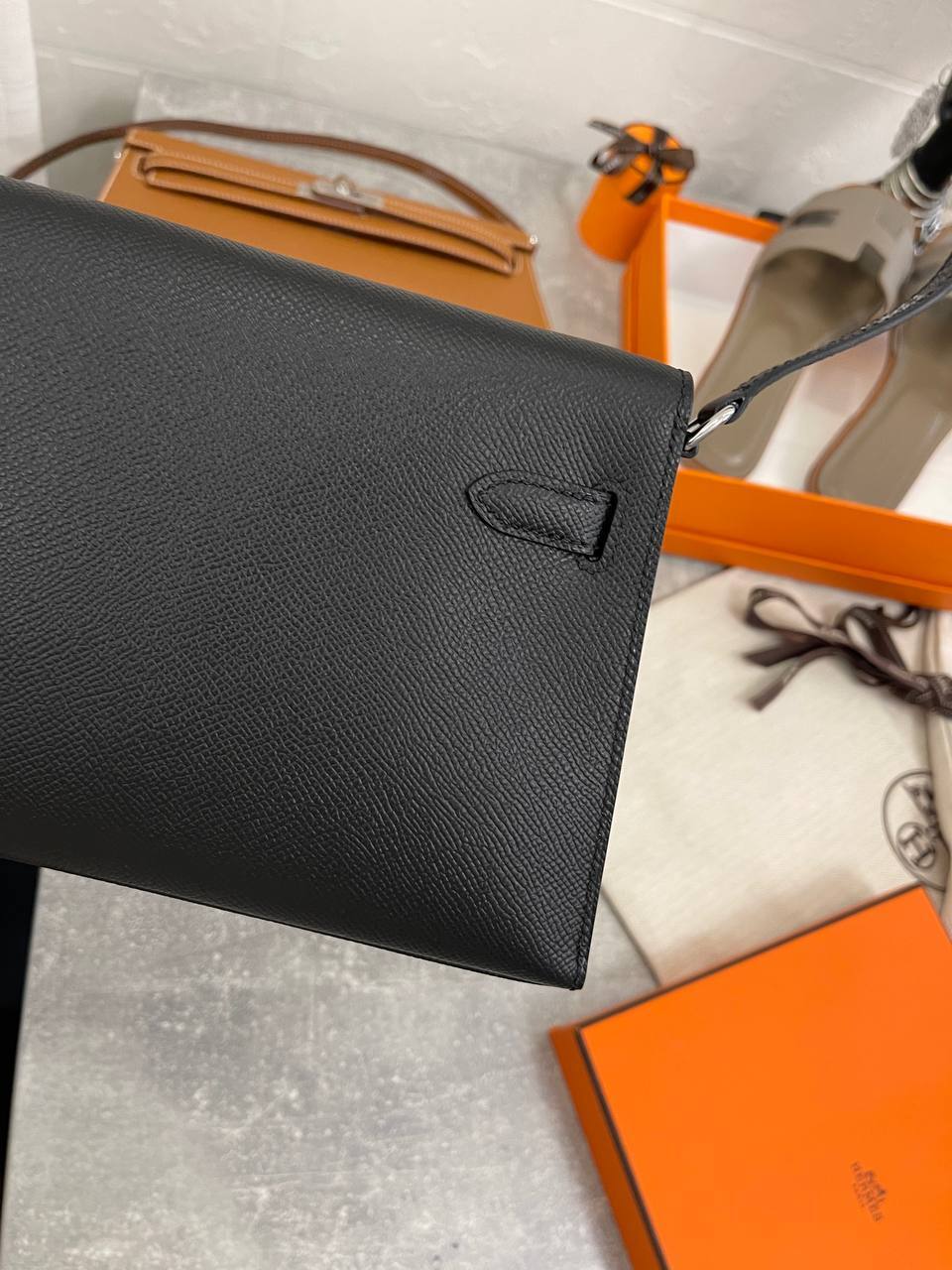 Kelly Elan женская сумка Chevre PHW премиум Hermes BP-46493 Kelly Elan женская сумка Chevre PHW премиум Hermes BP-46493