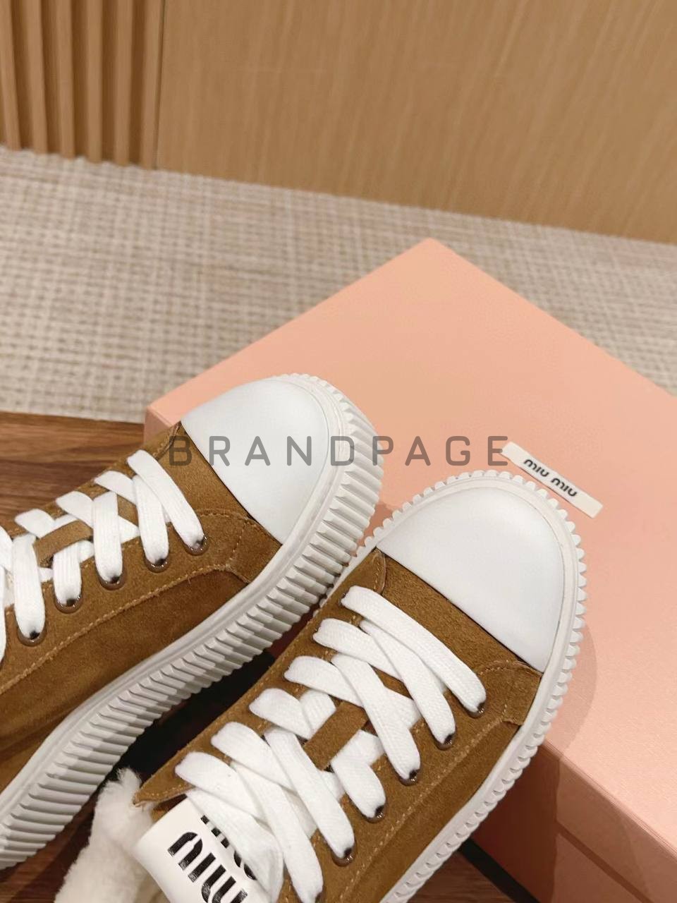 Кроссовки меховые Miu Miu BPLUX12434 Кроссовки меховые Miu Miu BPLUX12434