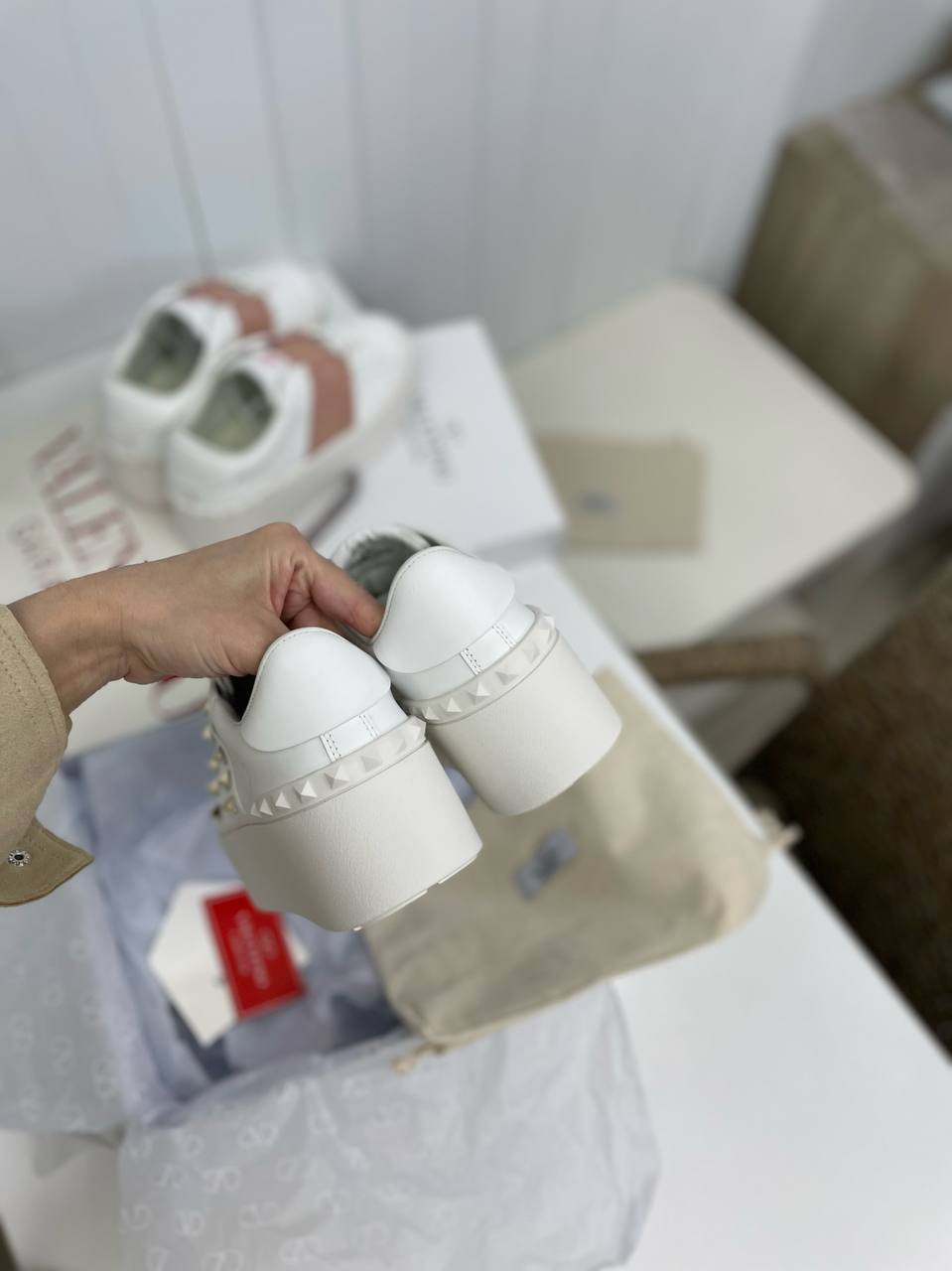 Повседневные женские кеды Valentino BP-32784 Повседневные женские кеды Valentino BP-32784