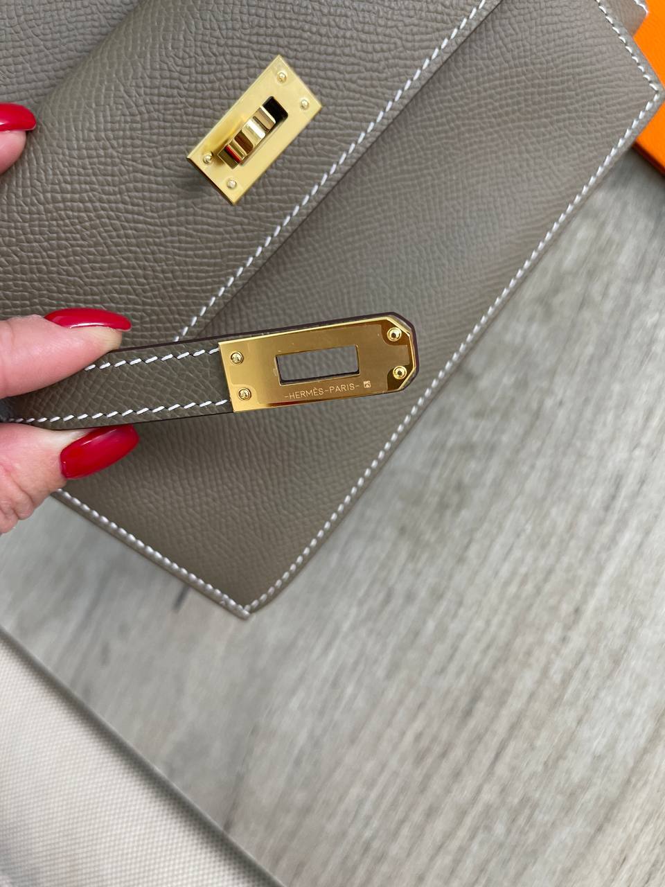 Премиум женская сумка Kelly Epsom Hermes BP-23855 Премиум женская сумка Kelly Epsom Hermes BP-23855