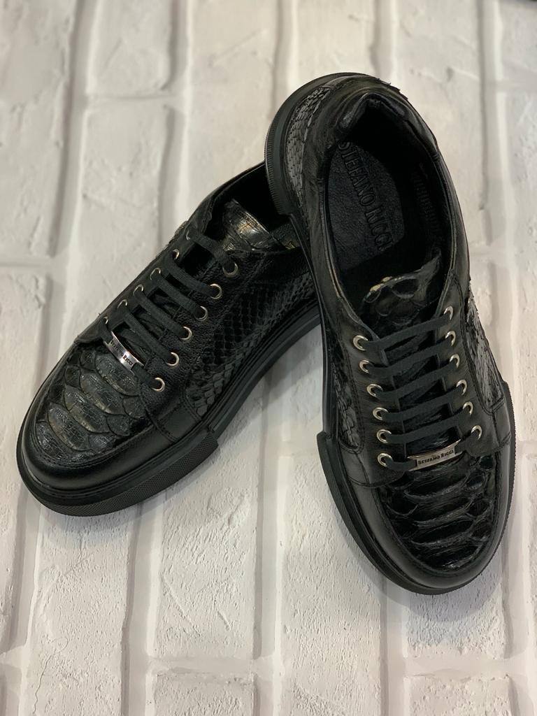 Stefano Ricci кеды мужские из крокодиловой кожи BP-27540 Stefano Ricci кеды мужские из крокодиловой кожи BP-27540