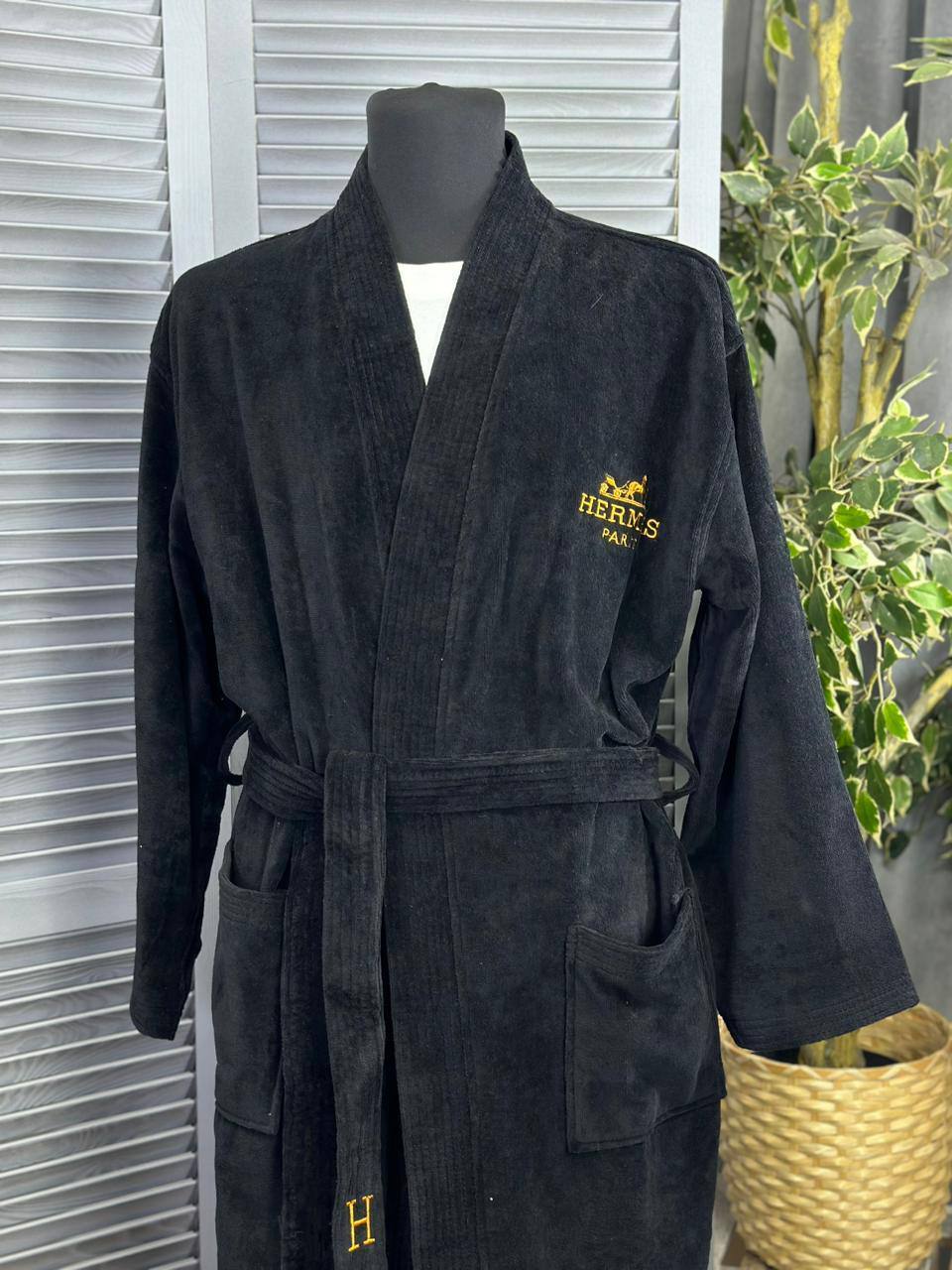 Халат стильный Hermes BP-40975 Халат стильный Hermes BP-40975