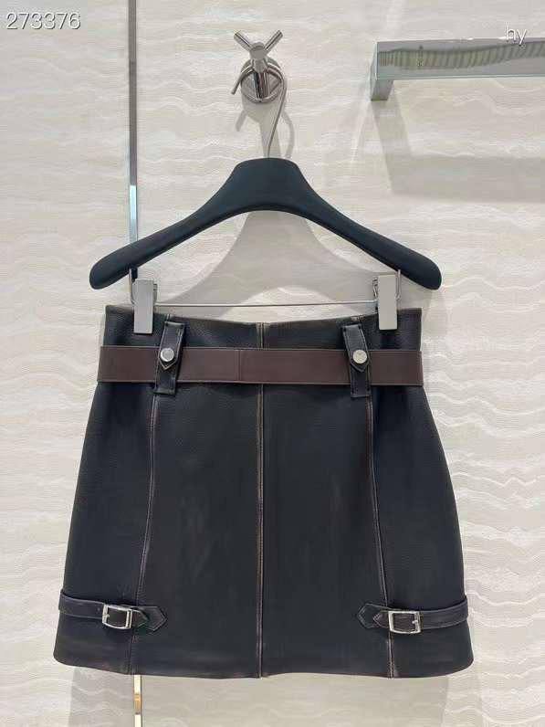 Кожаная юбка эксклюзивная Prada BP-53782 Кожаная юбка эксклюзивная Prada BP-53782