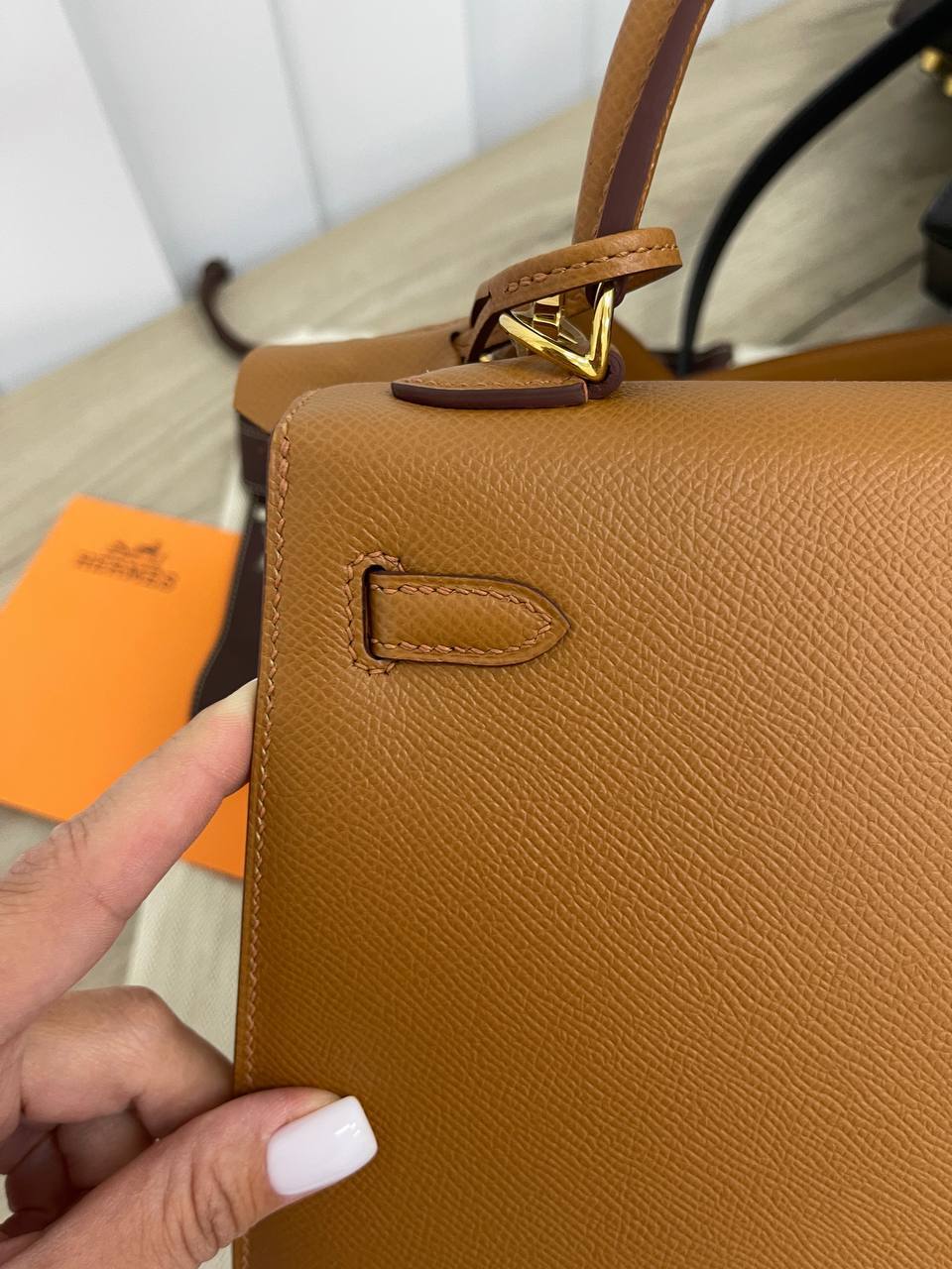 Премиум женская сумка Kelly 25 cm, Epsom leather Hermes BP-17182 Премиум женская сумка Kelly 25 cm, Epsom leather Hermes BP-17182