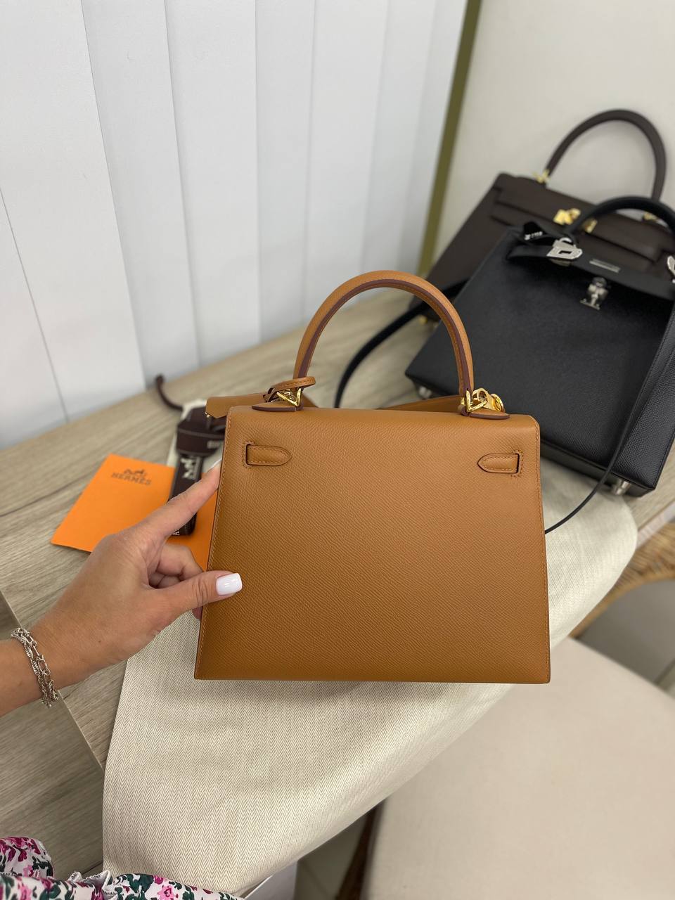 Премиум женская сумка Kelly 25 cm, Epsom leather Hermes BP-17182 Премиум женская сумка Kelly 25 cm, Epsom leather Hermes BP-17182