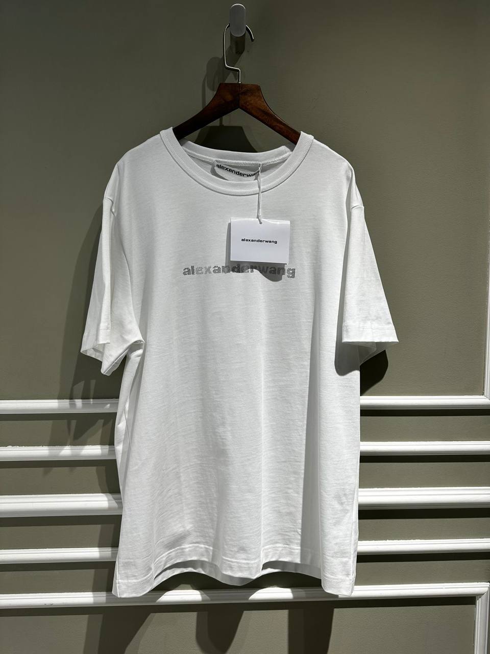 Коллекционная футболка Alexander Wang женская BP-27282 Коллекционная футболка Alexander Wang женская BP-27282