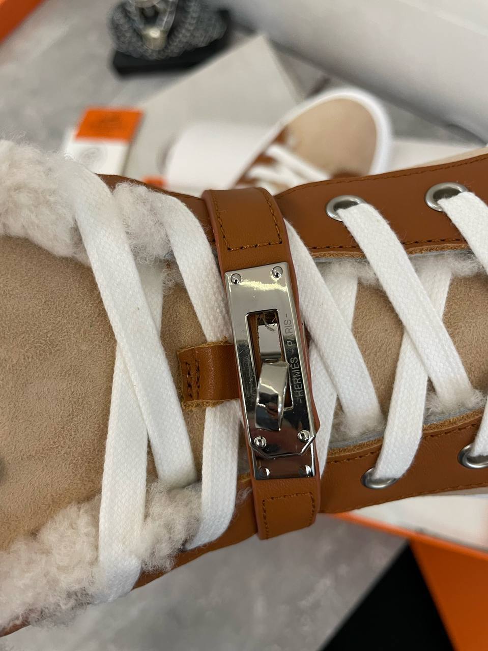 Повседневные женские кеды Hermes BP-42869 Повседневные женские кеды Hermes BP-42869