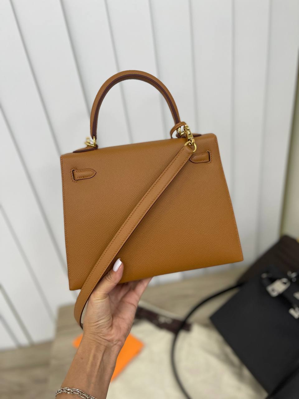 Премиум женская сумка Kelly 25 cm, Epsom leather Hermes BP-17182 Премиум женская сумка Kelly 25 cm, Epsom leather Hermes BP-17182