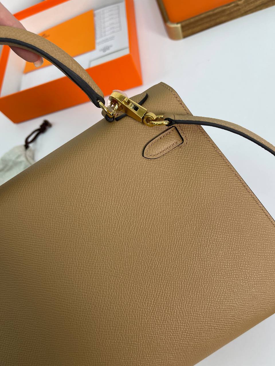 Трендовая сумка женская Kelly, 25 Epsom Hermes BP-22590 Трендовая сумка женская Kelly, 25 Epsom Hermes BP-22590