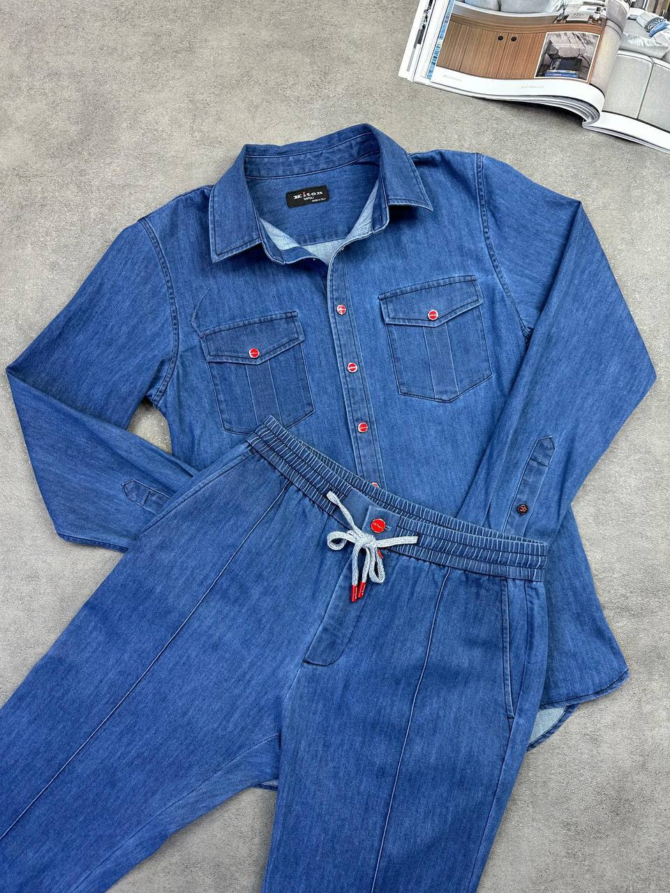 Костюм стильный Kiton BP-51408 Костюм стильный Kiton BP-51408