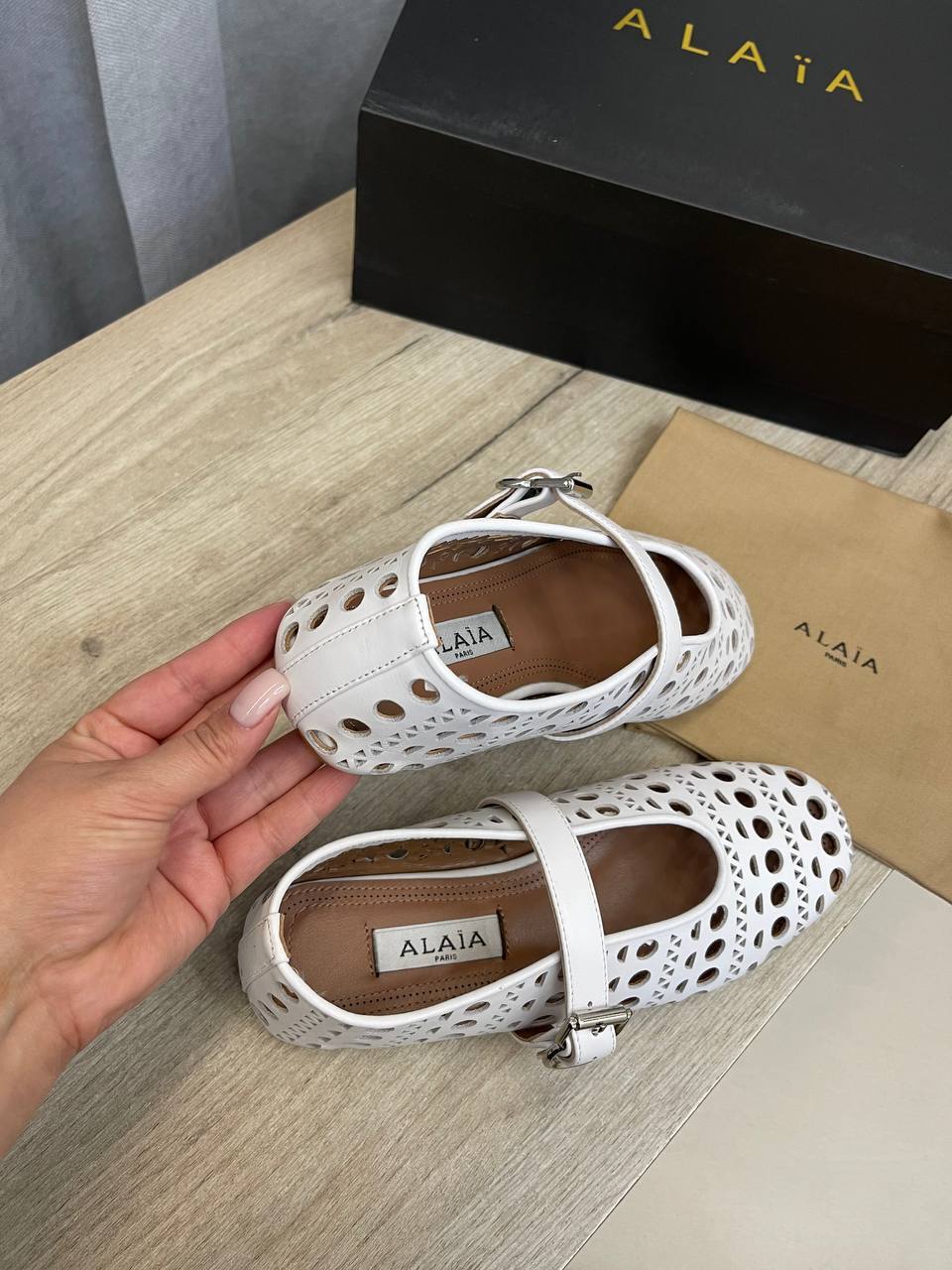 Эксклюзивные балетки Alaia BP-51109 Эксклюзивные балетки Alaia BP-51109