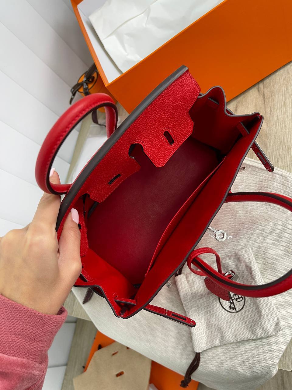 Элитная женская сумка Birkin 25 Togo Hermes BP-18811 Элитная женская сумка Birkin 25 Togo Hermes BP-18811