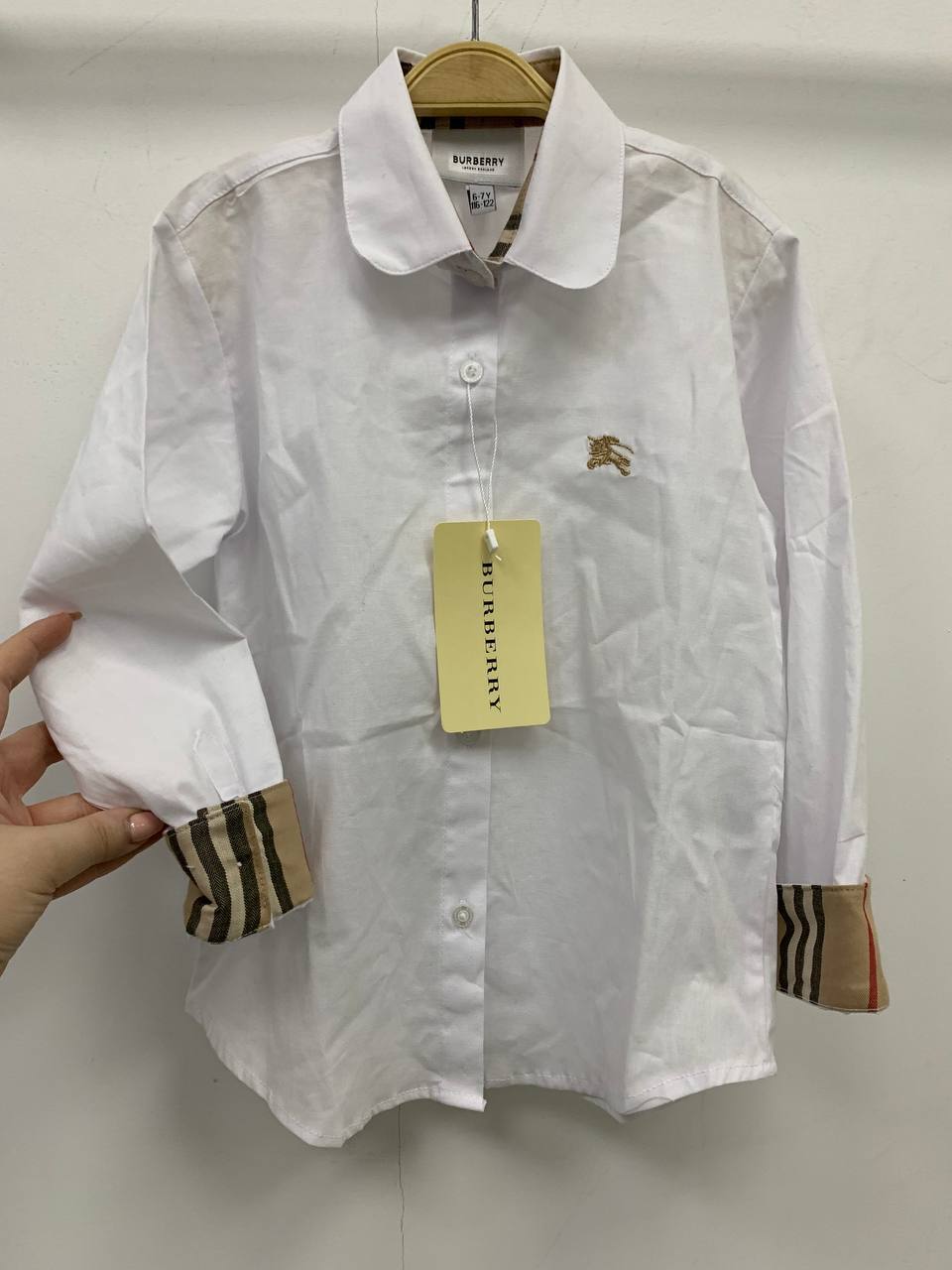 Модная рубашка Burberry BP-28308 Модная рубашка Burberry BP-28308