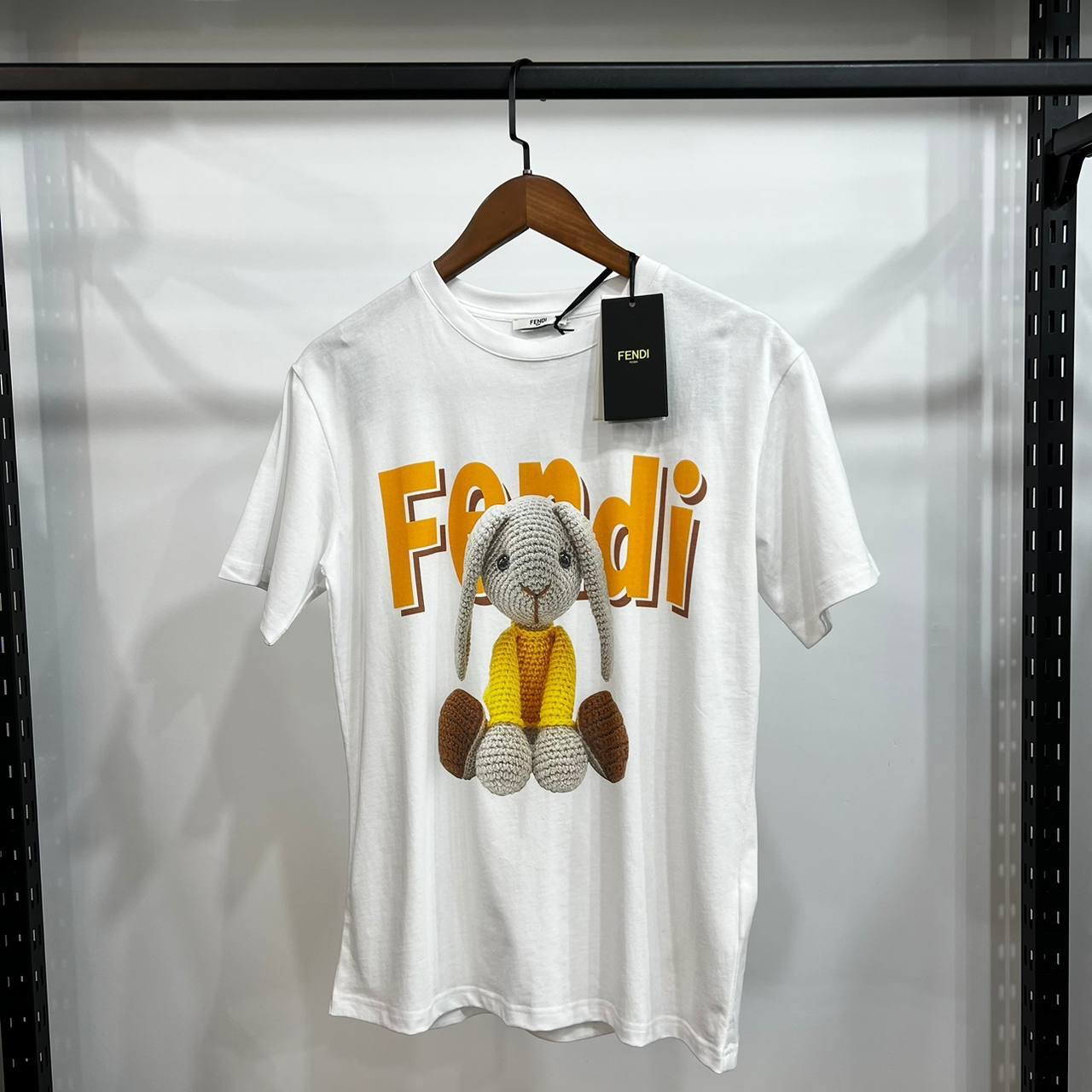 Премиум футболка Fendi женская BP-26325 Премиум футболка Fendi женская BP-26325