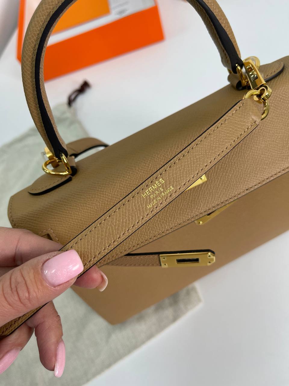 Трендовая сумка женская Kelly, 25 Epsom Hermes BP-22590 Трендовая сумка женская Kelly, 25 Epsom Hermes BP-22590