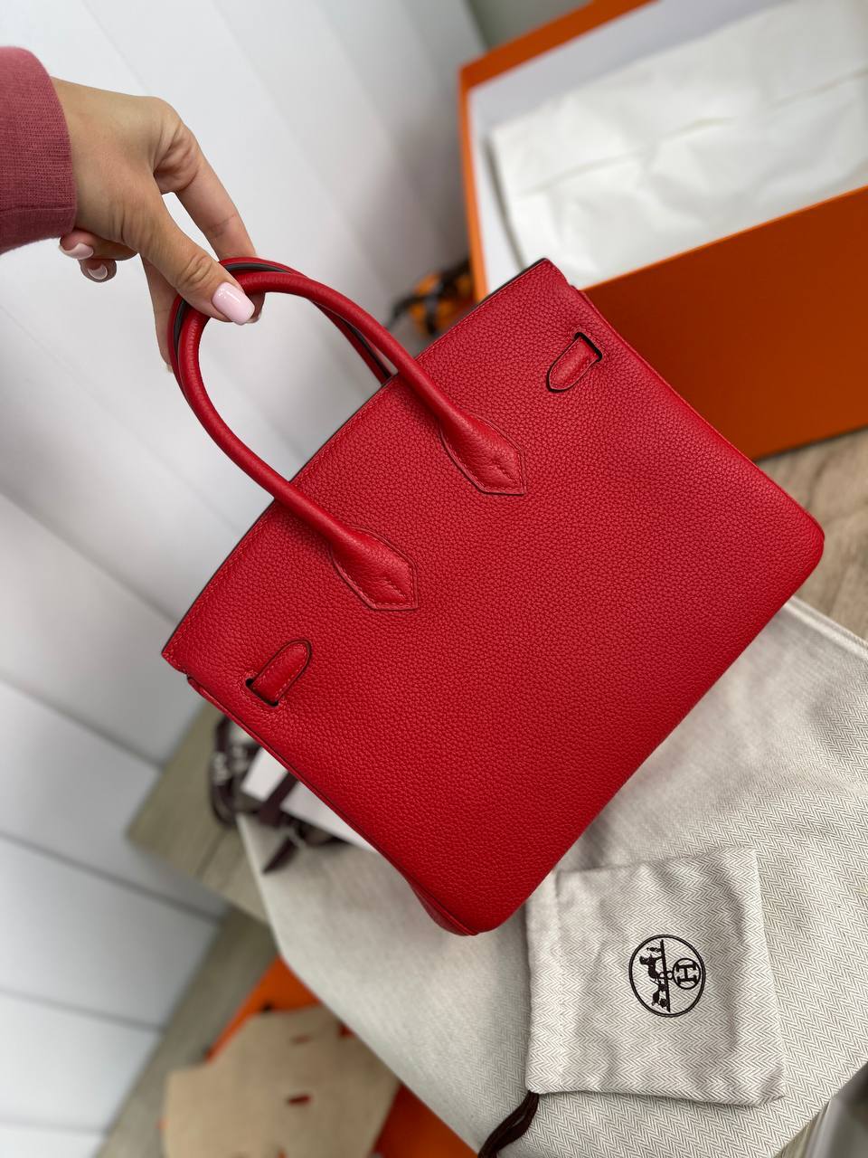 Элитная женская сумка Birkin 25 Togo Hermes BP-18811 Элитная женская сумка Birkin 25 Togo Hermes BP-18811