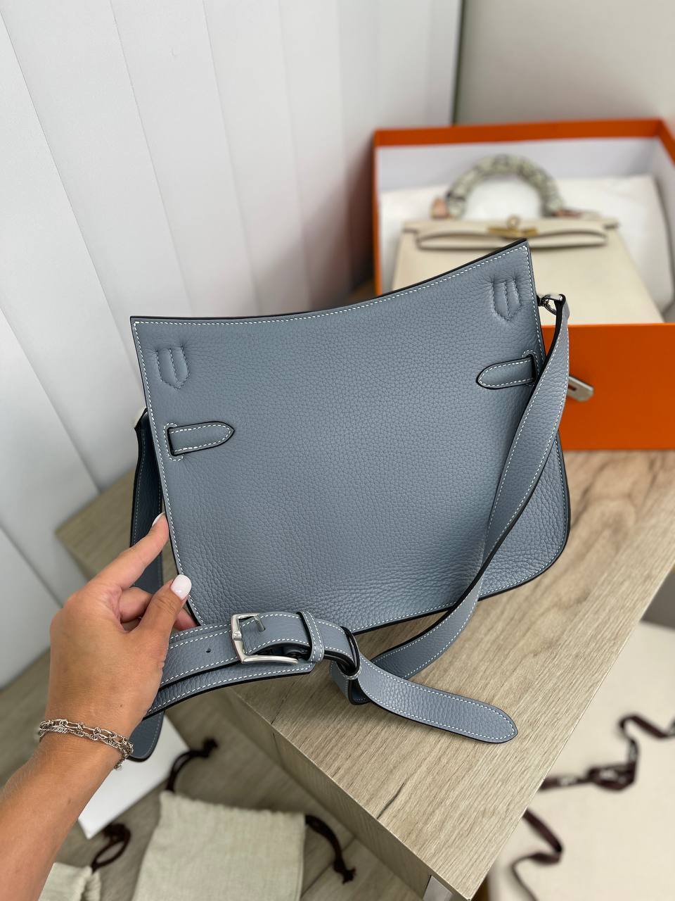 Jypsiere сумка коллекционная Clemence PHW 28 см женская Hermes BP-16140 Jypsiere сумка коллекционная Clemence PHW 28 см женская Hermes BP-16140
