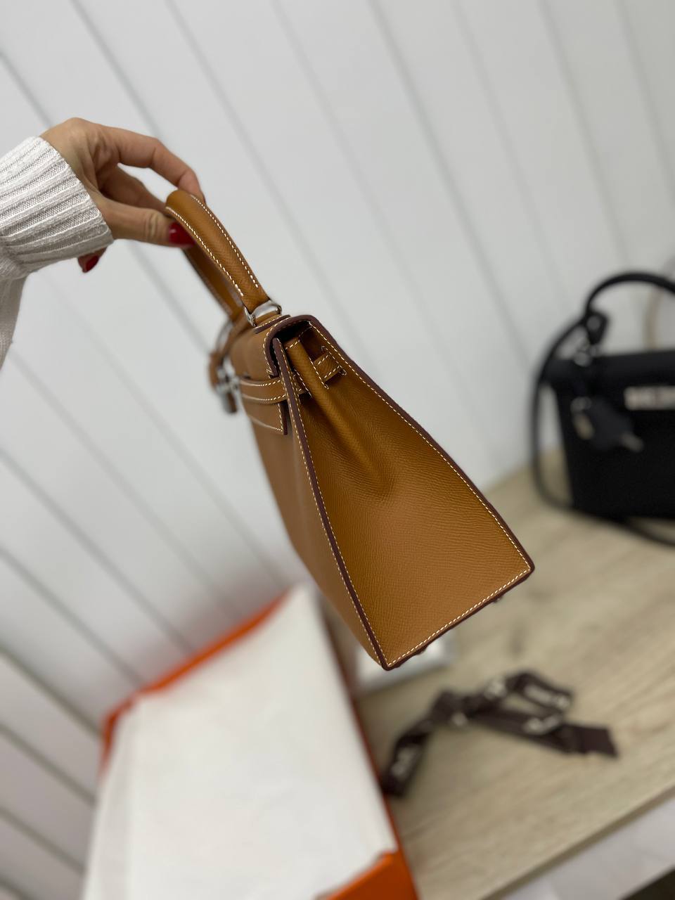 Элитная сумка женская Kelly, 25 Epsom Hermes BP-24335 Элитная сумка женская Kelly, 25 Epsom Hermes BP-24335