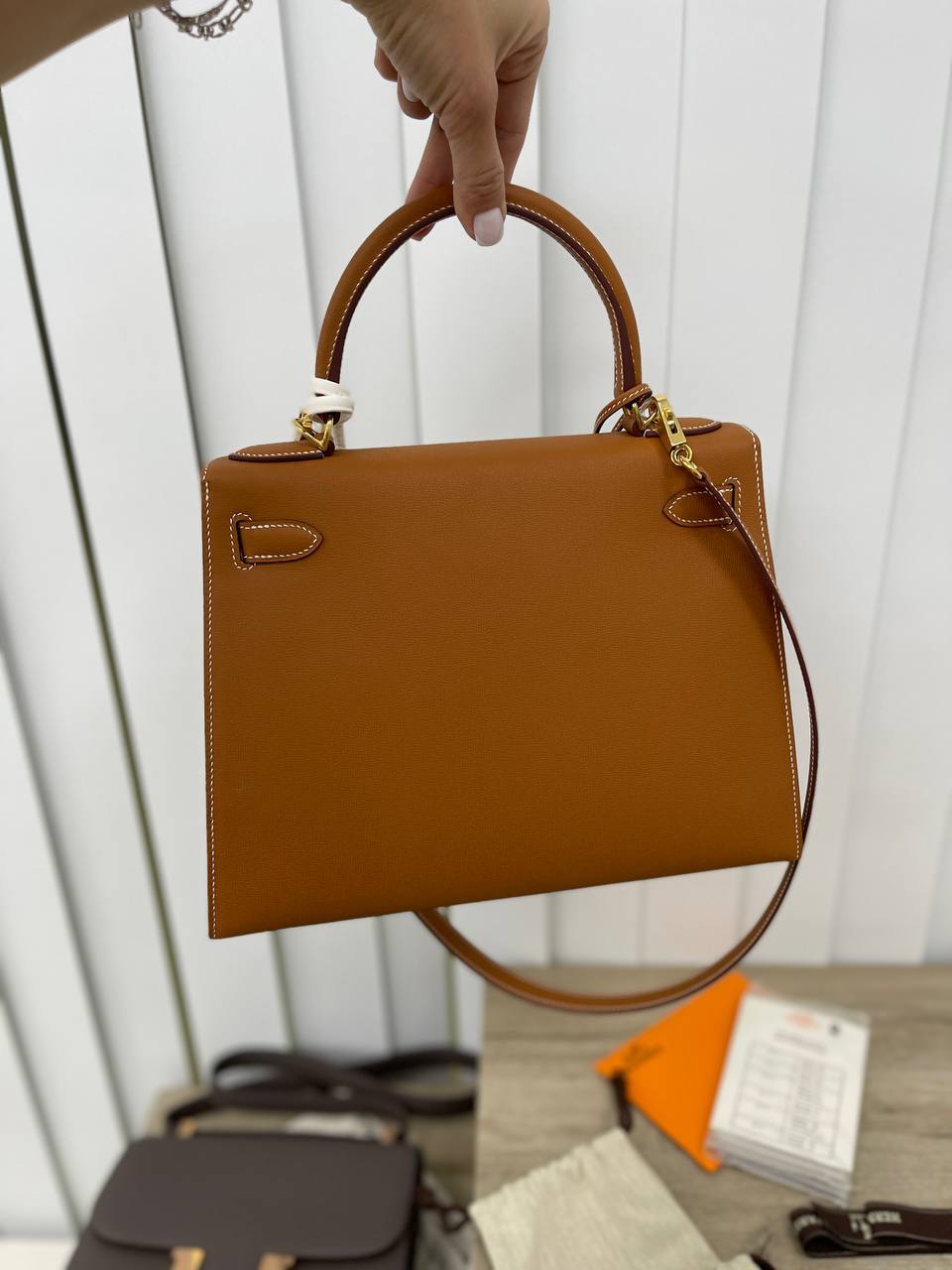 Трендовая сумка женская Kelly, 28 cm Hermes BP-13675 Трендовая сумка женская Kelly, 28 cm Hermes BP-13675