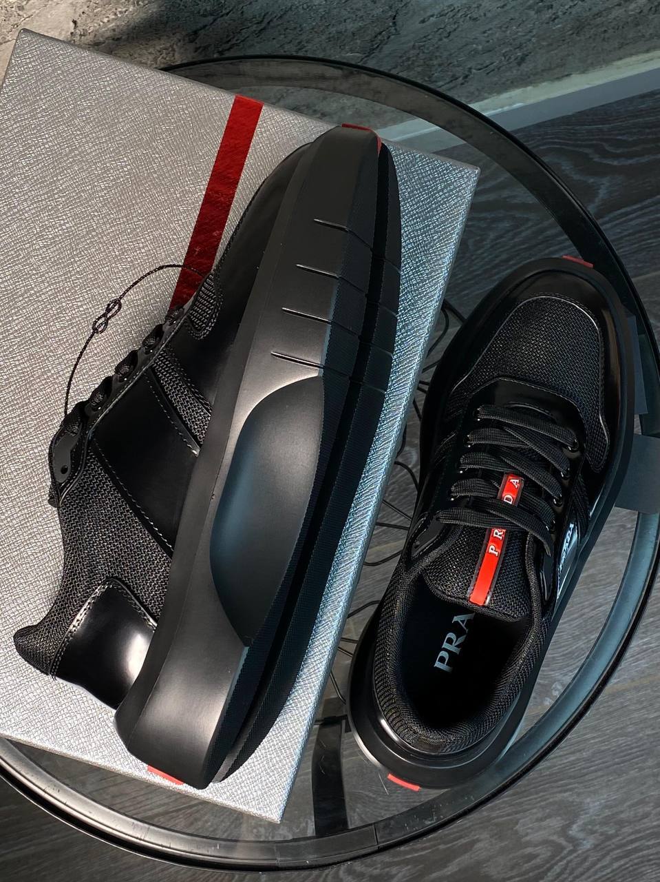 Prada стильные кроссовки BP-48247 Prada стильные кроссовки BP-48247