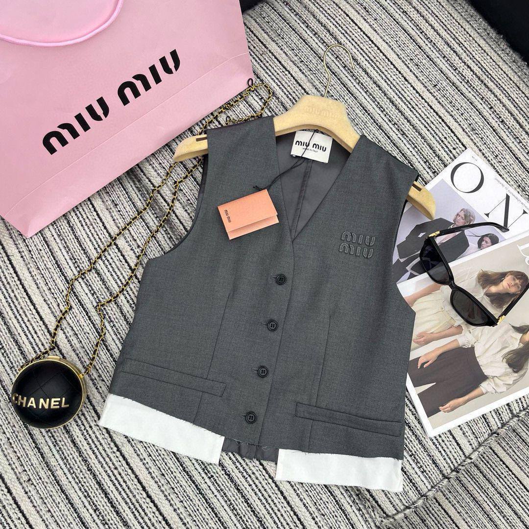 Жилет Miu Miu трендовый BP-49314 Жилет Miu Miu трендовый BP-49314